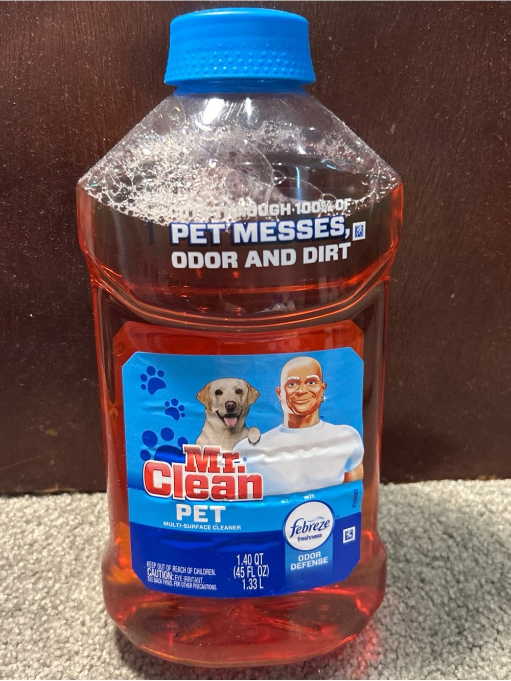 Mr Clean PET Multi Surface Cleaner Household Febreze Odor Defense 45oz